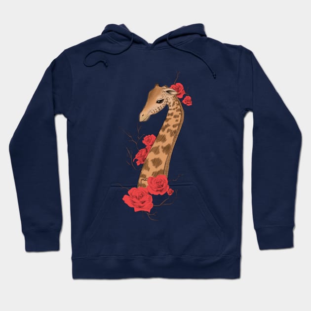 Giraffe for Sedona Hoodie by ivielim